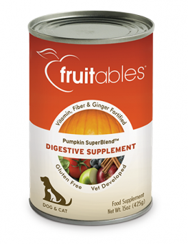 FRUITABLES PUMPKIN SUPERBLEND PUMPKIN DIGESTIVE WET FOOD 15OZ