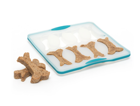 MESSY MUTTS - SILICONE BAKE AND FREEZE TREAT MAKER, 8 LRG BONES