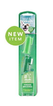 TROPICLEAN FRESH BREATH FINGER BRUSHES DOG