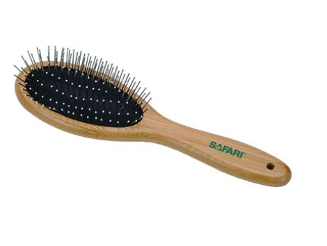 SAFARI BAMBOO PIN BRUSH DOG