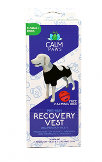 ACORN PET PRODUCTS RECOVERY VEST WITH DOG CALMING DISC - MEDIUM