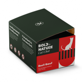 BOLD BY NATURE BEEF FOR CATS FROZEN CAT FOOD 3LB (16 X 3OZ PATTIES)