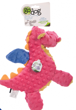 GODOG DRAGONS WITH CHEW GUARD TECHNOLOGY CORAL LARGE