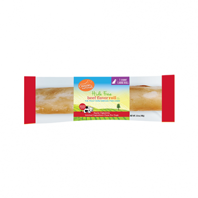 CANINE NATURALS HIDE FREE BEEF 7" ROLL