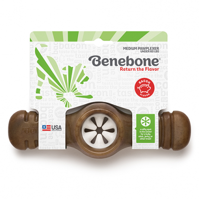 BENEBONE PAWPLEXER BACON FLAVOR MEDIUM DOG CHEW