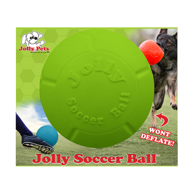 JOLLY PETS  SOCCER BALL ASSORTED COLORS 8"