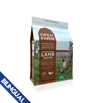 OPEN FARM PASTURE-RAISED LAMB DRY CAT FOOD 4LB