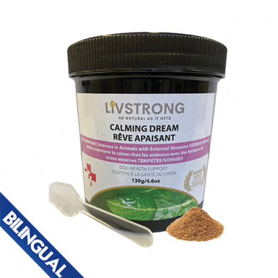 LIVSTRONG CALMING DREAM DOG HEALTH SUPPORT 130GM