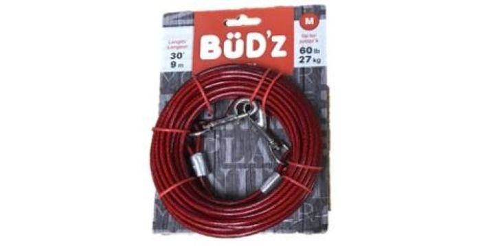 BUD-Z TIEOUT UP TO 60LB DOG 30FT 1PC