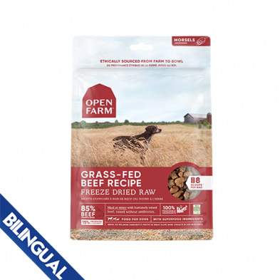OPEN FARM GRASS-FED BEEF RECIPE FREEZE-DRIED RAW DOG FOOD 3.5OZ