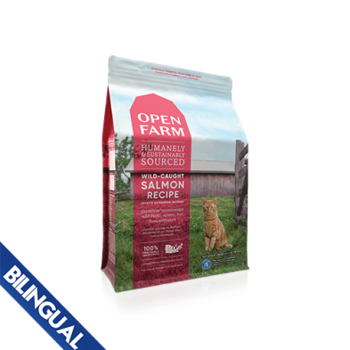 OPEN FARM WILD-CAUGHT SALMON DRY CAT FOOD 4LB