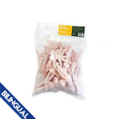 BOLD BY NATURE CHICKEN FEET FROZEN DOG & CAT BONE 2LB