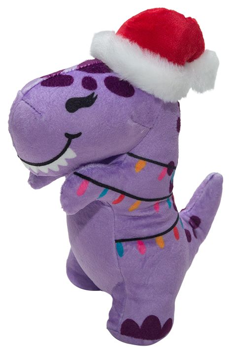 SNUGAROOZ HOLIDAY MERRY T REX DOG