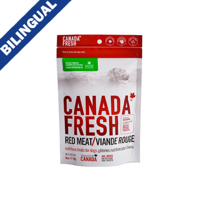 PETKIND CANADA FRESH RED MEAT AIR-DRIED NUTRITIOUS DOG TREATS 6OZ
