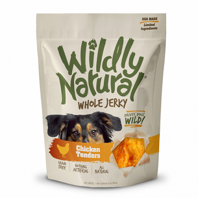 FRUITABLES  WILDLY NATURAL CHICKEN TENDERS DOG TREAT 5OZ
