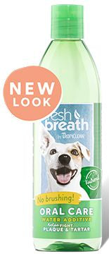 TropiClean Fresh Breath Dental Health Solution for Dogs Dog 473ML