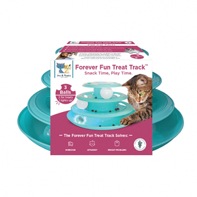 SPOT DOC & PHOEBE FOREVER FUN TREAT TRACK CAT TOY