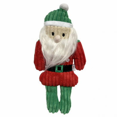 FOUFOUBRANDS HOLIDAY KNOTTED SANTA DOG TOY