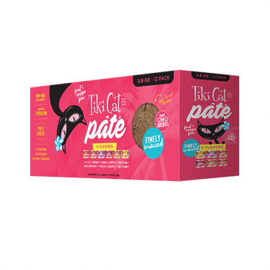 TIKI CAT GRILL PÂTÉ VARIETY PACK WET CAT FOOD 2.8OZ