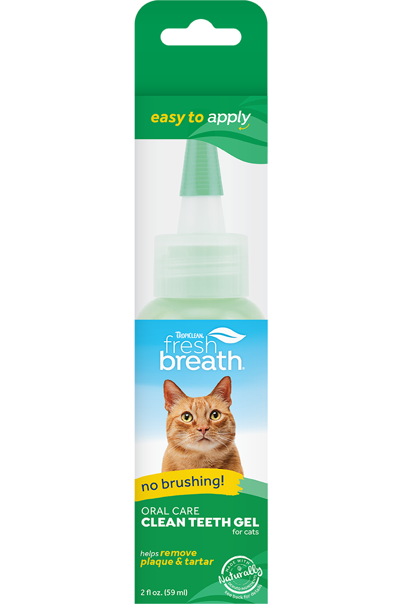 FRESH BREATH CLEAN TEETH ORAL CARE GEL FOR CATS 2OZ