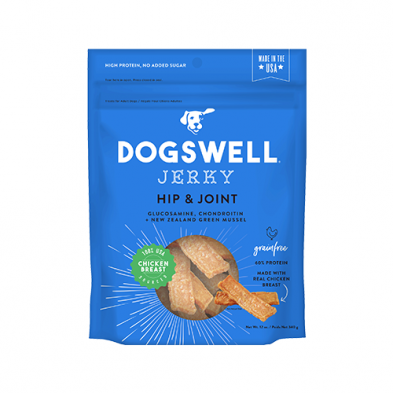 DOGSWELL HIP & JOINT CHICKEN JERKY DOG TREAT 12OZ