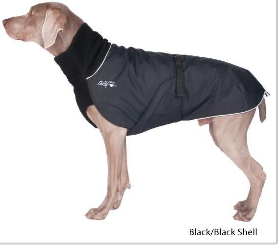 CHILLY DOGS BLACK FLEECE/BLACK SHELL- GREAT WHITE NORTH SIZE 38