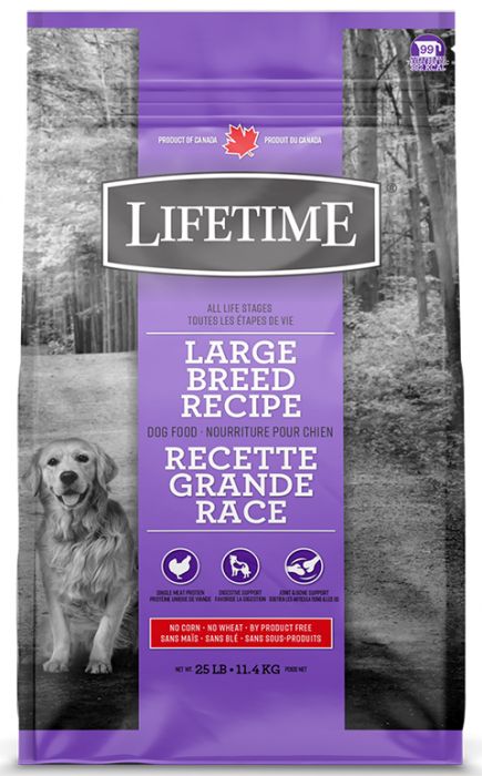 LIFETIME ALL LIFE STAGES LARGE BREED CHICKEN AND OATMEAL 11.4KG