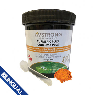 LIVSTRONG TURMERIC PLUS DOG HEALTH SUPPORT 150GM