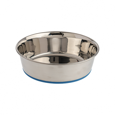 OURPETS DURAPET PREMIUM RUBBER BONDED STAINLESS STEEL BOWL