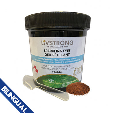 LIVSTRONG SPARKLING EYE DOG & CAT HEALTH SUPPORT 90GM