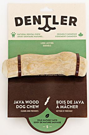 DENTLER JAVA WOOD DOG CHEW WILD NATURE TASTE - SMALL DOG