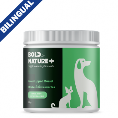BOLD BY NATURE GREEN LIPPED MUSSEL SUPPLEMENT FOR DOGS & CATS 160G