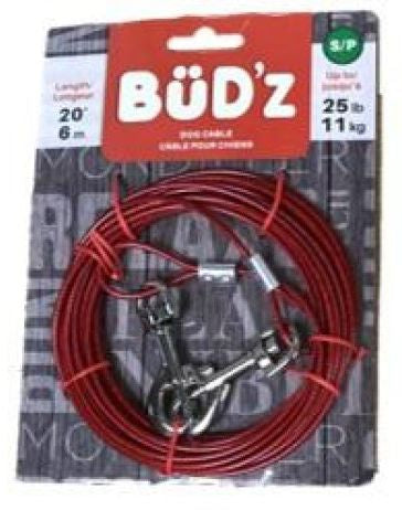 BUD-Z TIEOUT UP TO 25LB DOG 20FT 1PC