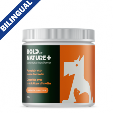 BOLD BY NATURE PUMPKIN WITH INULIN PREBIOTIC SUPPLEMENT FOR DOGS & CATS 250G
