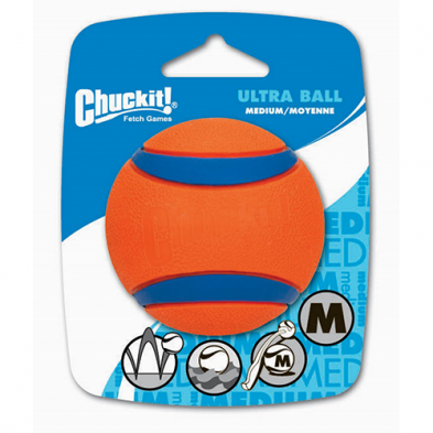 CHUCKIT! ULTRA BALL MEDIUM (1 PACK) DOG TOY