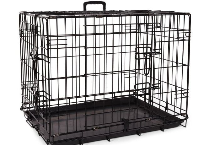 BUD-Z DELUXE CRATE FOLDABLE DOUBLE DOORS DOG 24IN 1PC