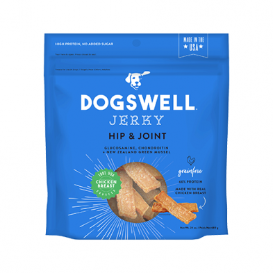 DOGSWELL HIP & JOINT CHICKEN JERKY DOG TREAT 24OZ