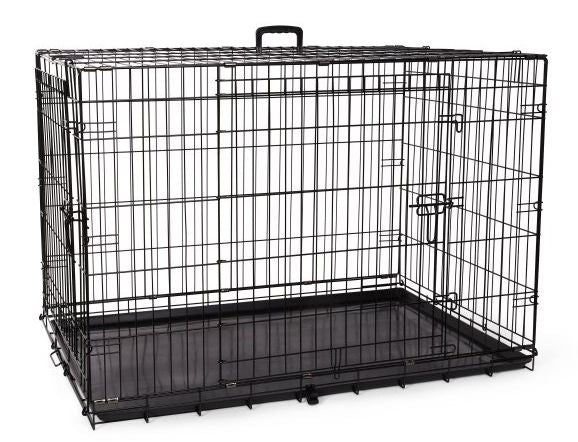 BUD-Z DELUXE CRATE FOLDABLE DOUBLE DOORS DOG 48IN