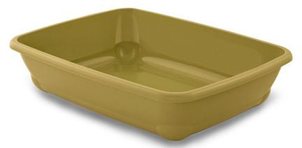 BERGAMO LITTER PAN BIRBA LARGE MUSTARD CAT 56 X 39 X 11CM