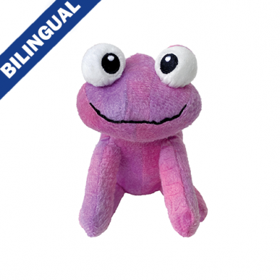 FOUFOUBRANDS FOUFIT COLORPOP PLUSHIES CHAMELEON SMALL DOG TOY